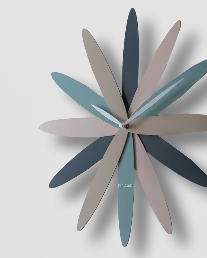 Bloom Wall Clock. Bold floral design with silent sweep movement Additional 3