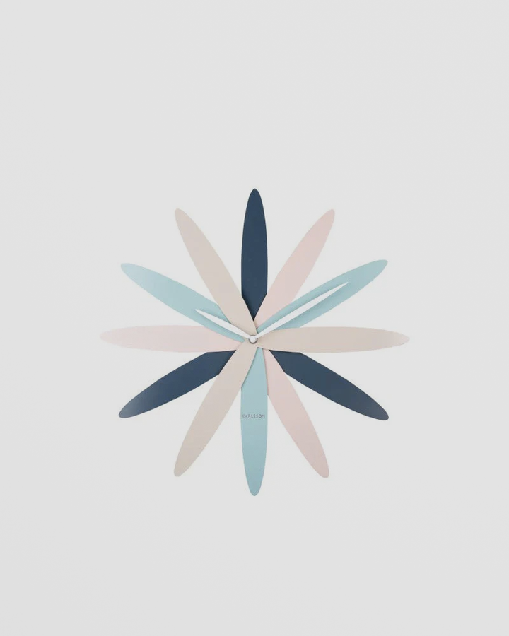 Bloom Wall Clock. Bold floral design with silent sweep movement Additional 1