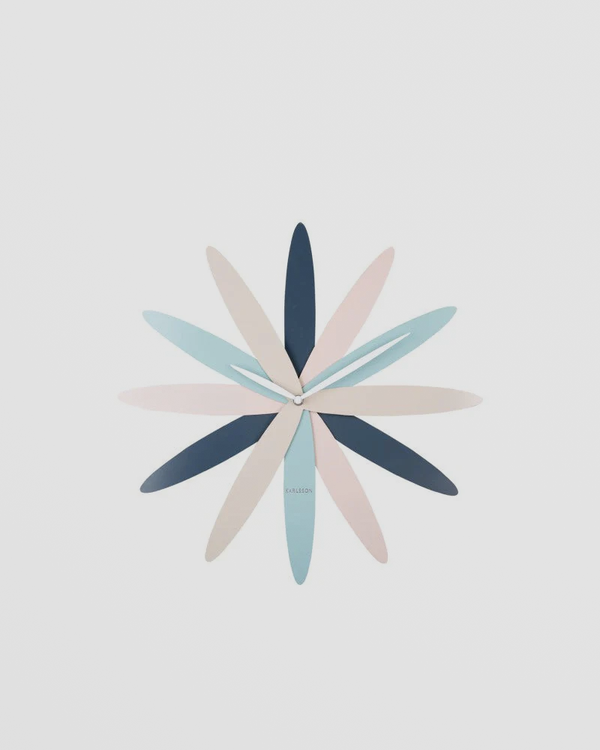 Wall Clock Bloom - Multicolor