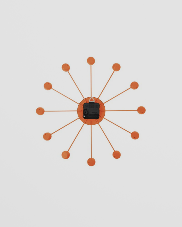 Wall Clock Funky Spider - Bright orange Additional 3