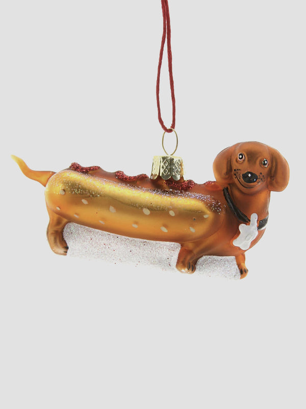 Weiner Pup Hot Dog Bauble