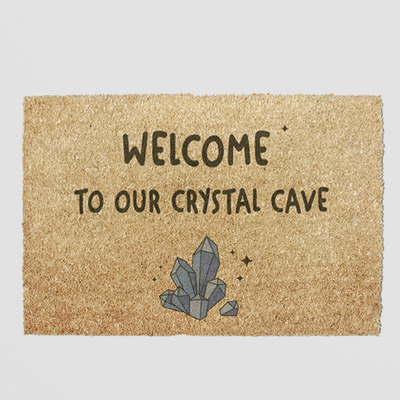 Crystal Cave Doormat 60 x 40cm. A Mystical Welcome for Magical Homes