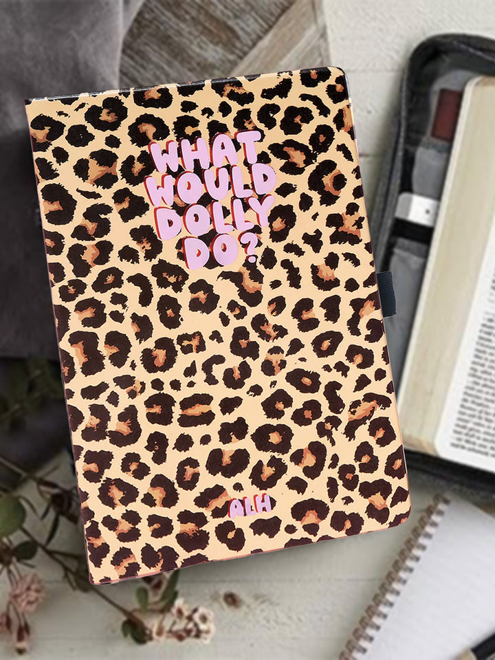 Leopard Print Notebook - What Would Dolly Do? Sassy Stationery with Bite Additional 3