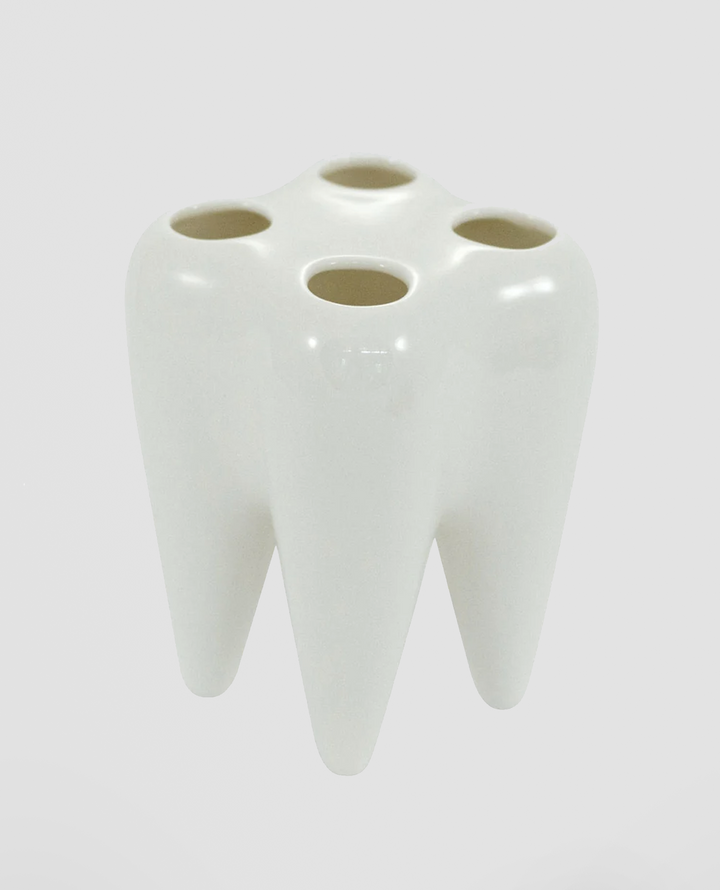 White Tooth Toothbrush Holder Additional 1