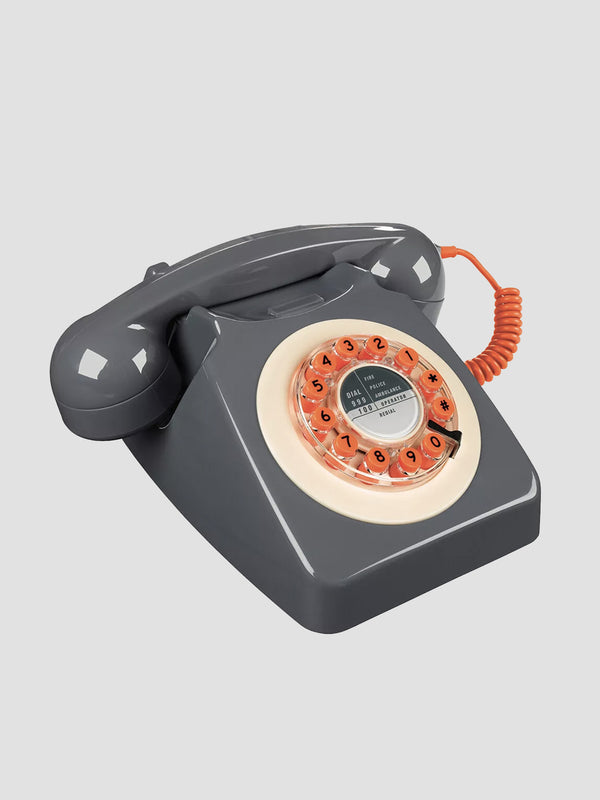 Retro Desk Phone - Wild & Wolf 746 in Concrete Grey