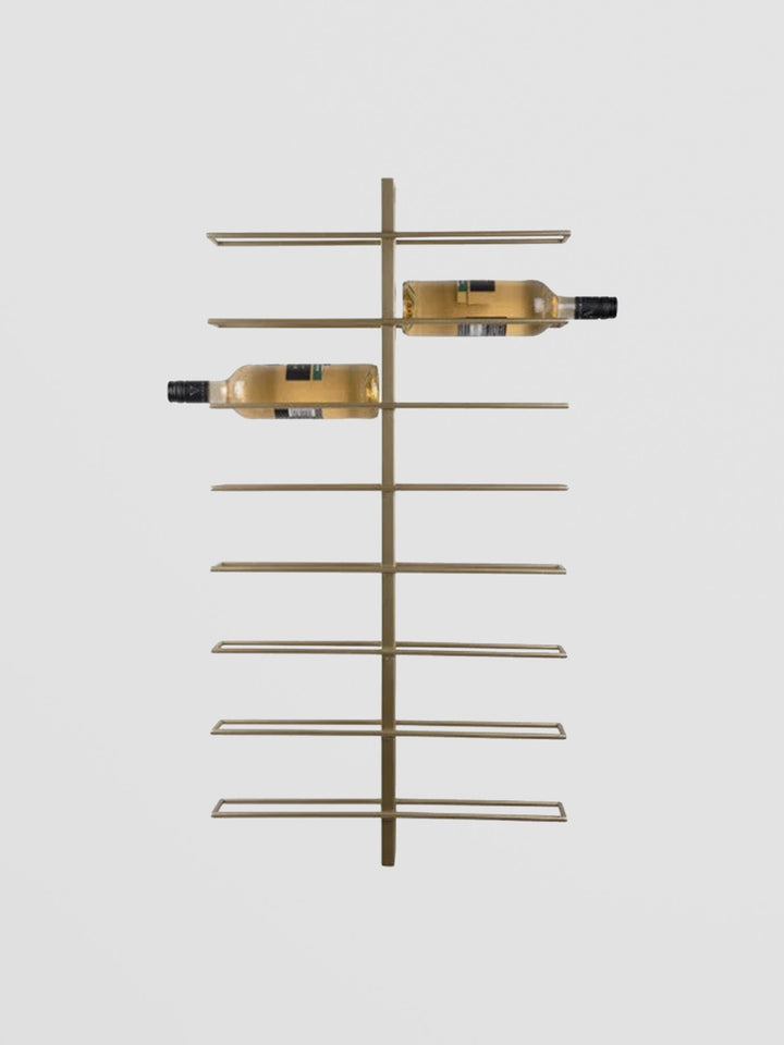 Wine Rack Dual - Gold painted Additional 2