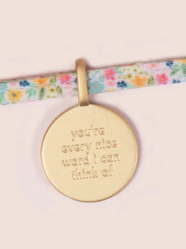 You're Every Nice Word I Can Think Of Charm Tie Bracelet Additional 3