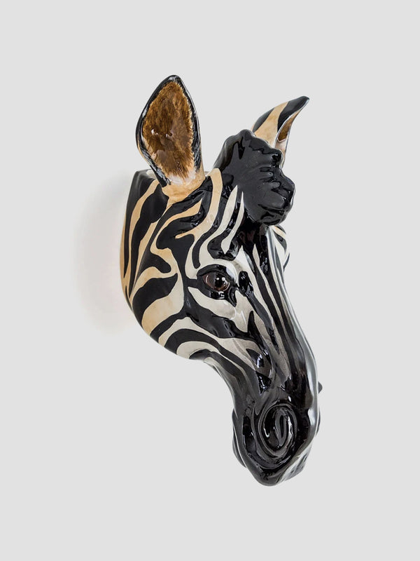 Zebra Wall Planter - Zadie the Ceramic Jungle Queen