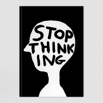 A6 Doodle Notebook - Stop Thinking Start Scribbling