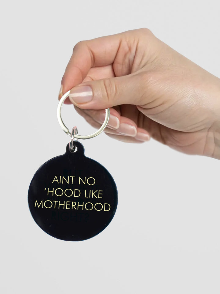 Motherhood Keytag – Black Acrylic with Gold Engraving Additional 3