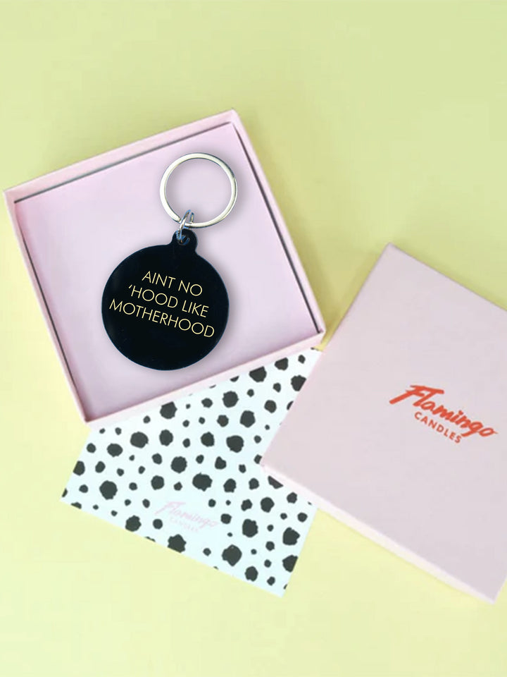 Motherhood Keytag – Black Acrylic with Gold Engraving Additional 4