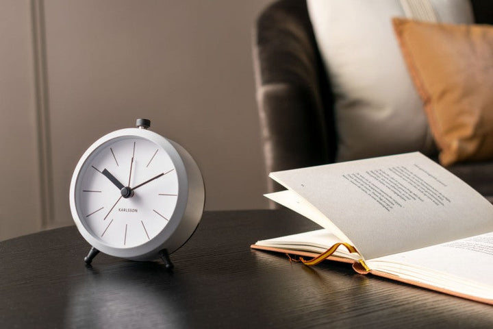 Alarm Clock Button - White Additional 3