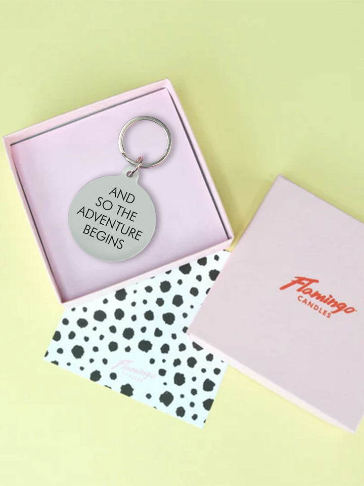 Acrylic Keytag - And So the Adventure Begins Additional 4