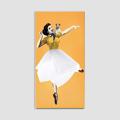 Audrey Tissue Box Cover Girl, with Skirt-Style Tissue Dispenser