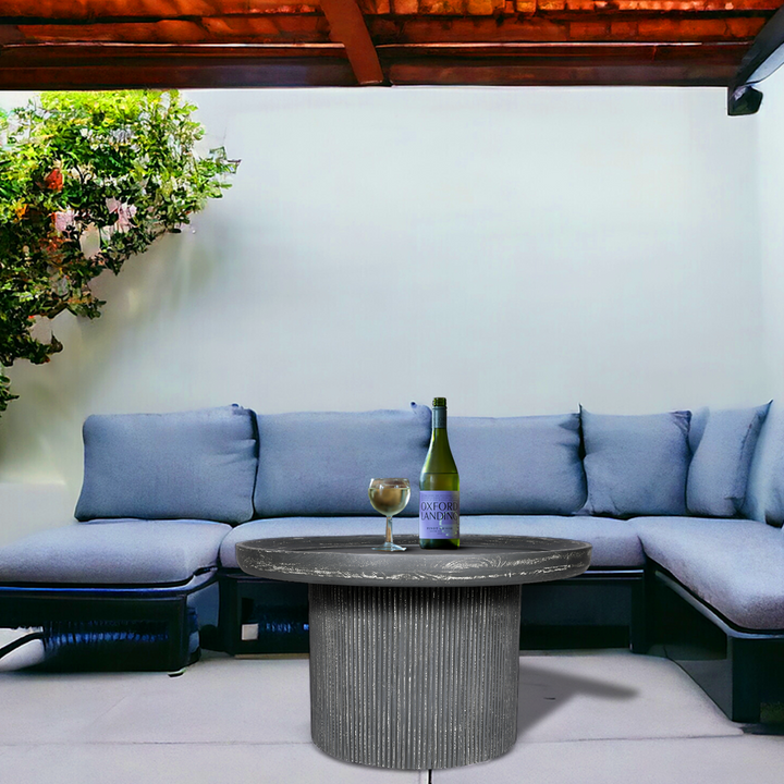 Paul Mango Wood Coffee Table - Grey Additional 2