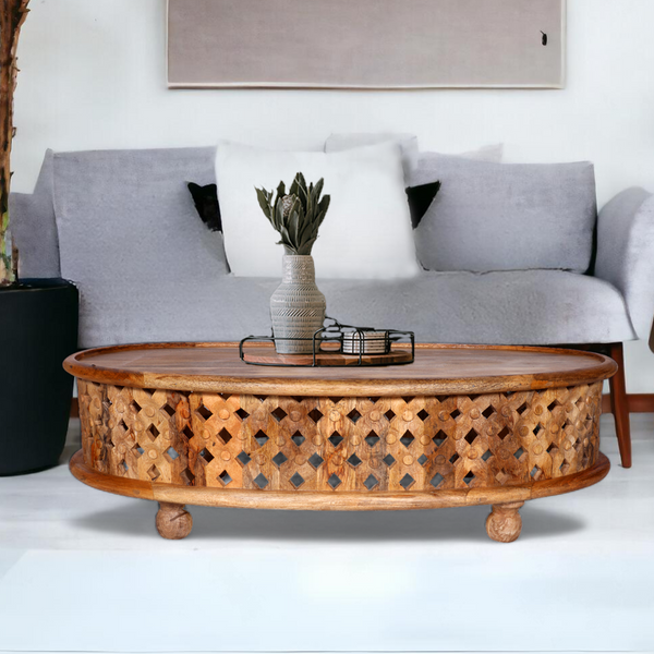 Homania Mango Wood Coffee Table