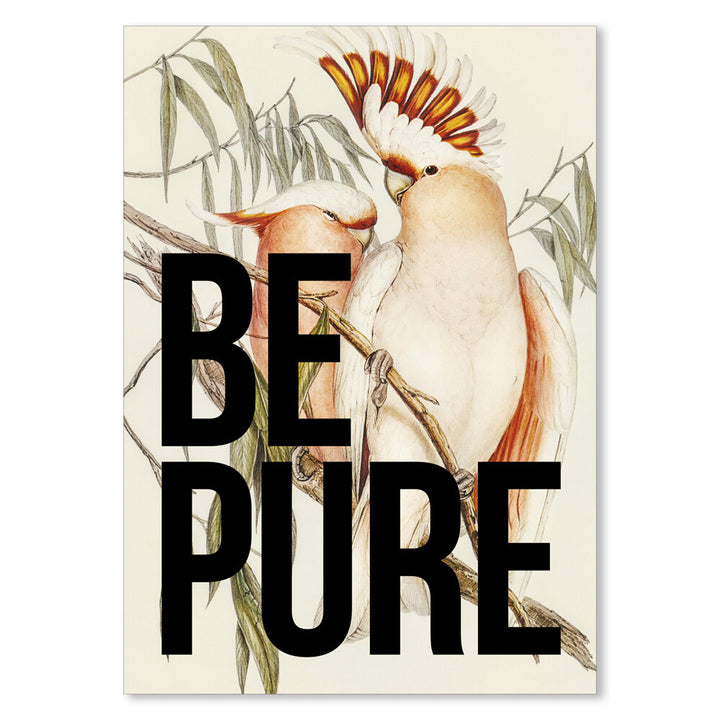 Be Pure Vintage Art Print Additional 3