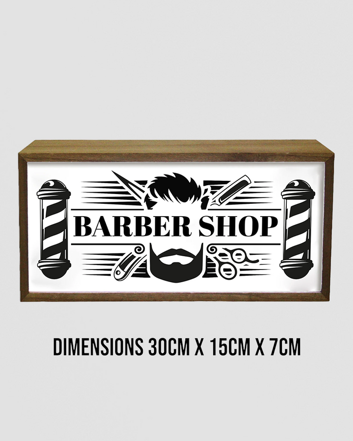 Light Box Barber Shop Sign Additional 3