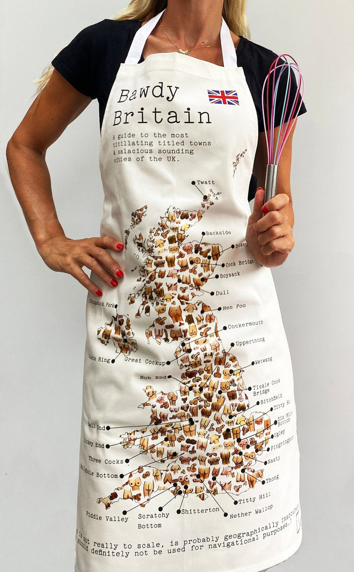 Bawdy Britain Apron - Bold British Humour for Your Kitchen Duties Additional 1