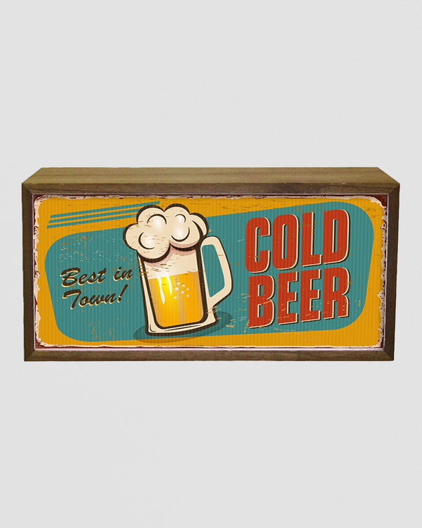 Light Box Home Cold Beer Best In Town