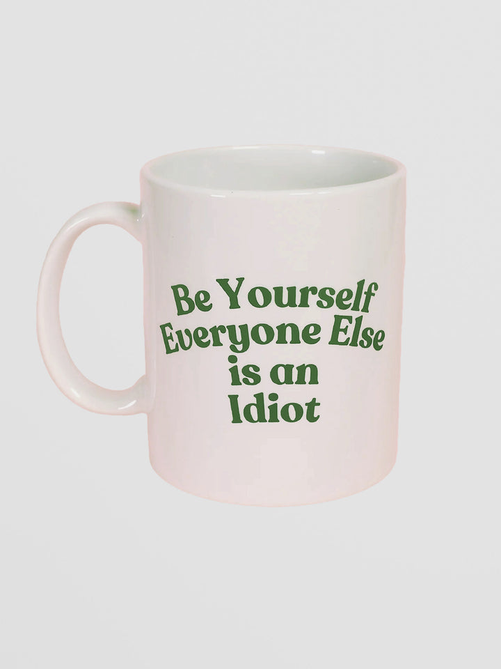 Be Yourself Mug - Green Slogan Ceramic Cup with Attitude Additional 1