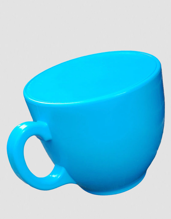 Tea Cup Stool - Light Blue