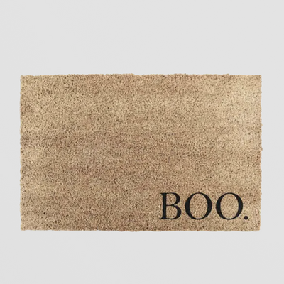 Boo Doormat - Spooky Coir Mat with Ghostly Charm for Halloween