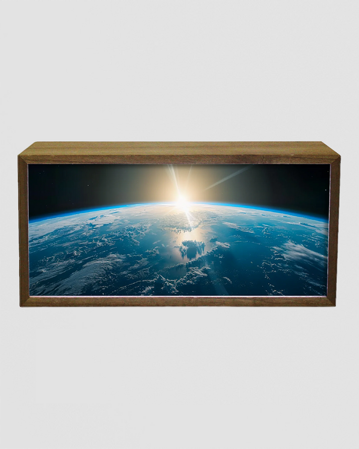 Light Box Home Earth Horizon. A Cosmic Glow for Your Wall or Desk Additional 1