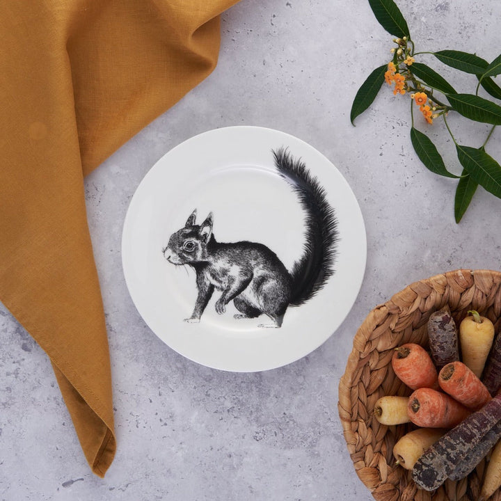 British Wildlife Collection  Squirrel side plate