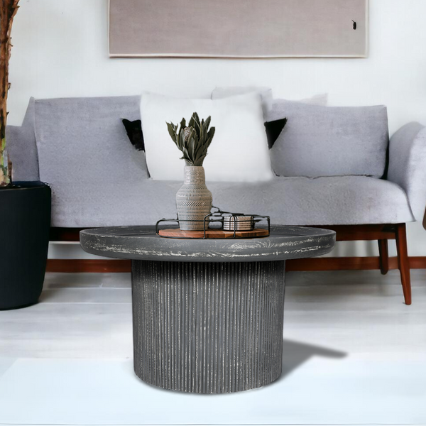 Paul Mango Wood Coffee Table - Grey