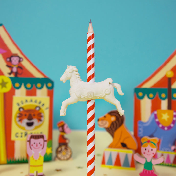 Carousel Eraser  Pencil