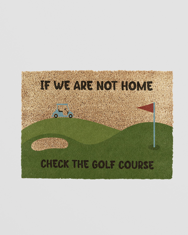 Check The Golf Course Doormat (60 x 40cm)