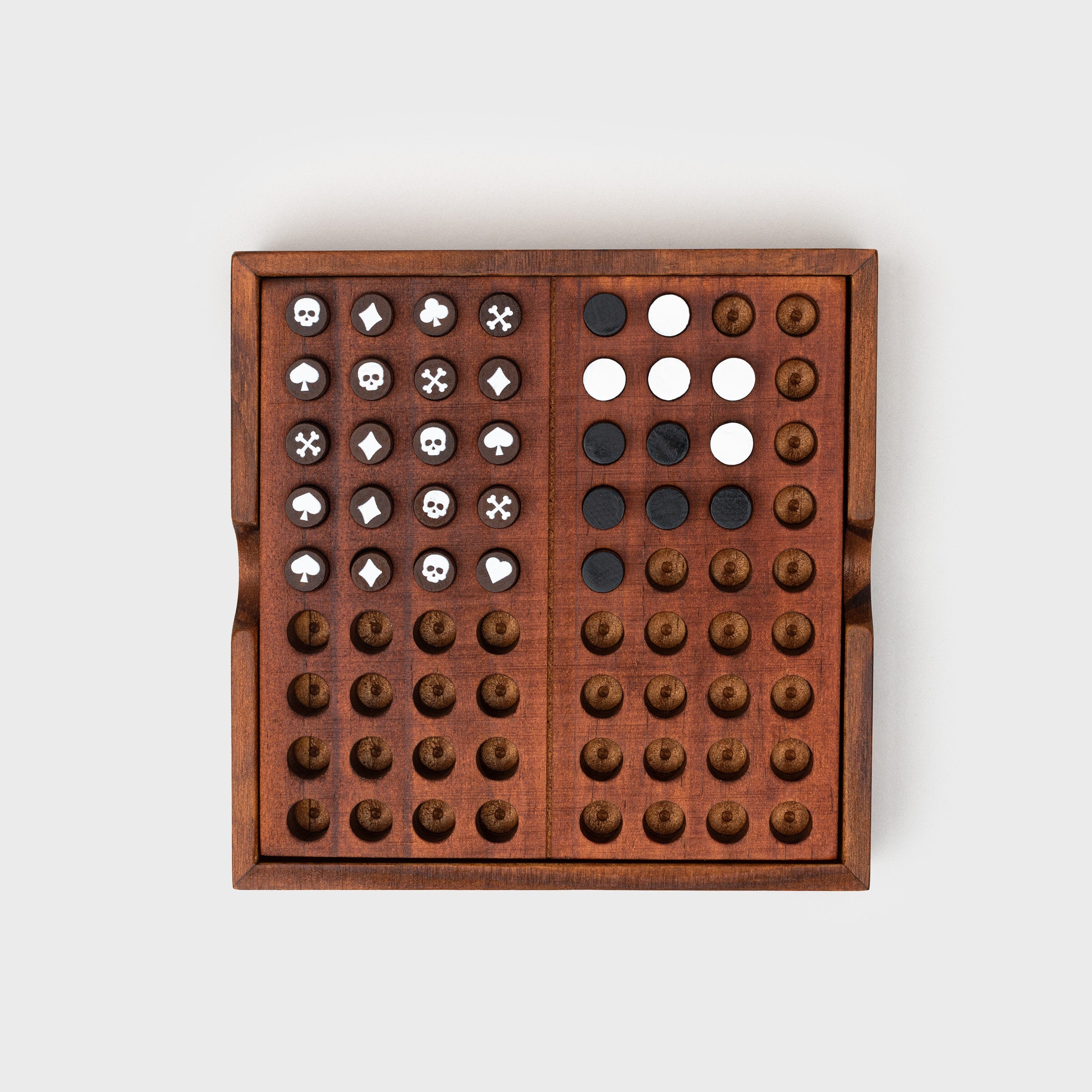 Wooden Codebreaker Game – 2-Player Puzzle Fun – Red Candy