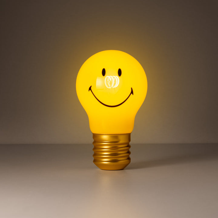 Cordless Smiley Lightbulb