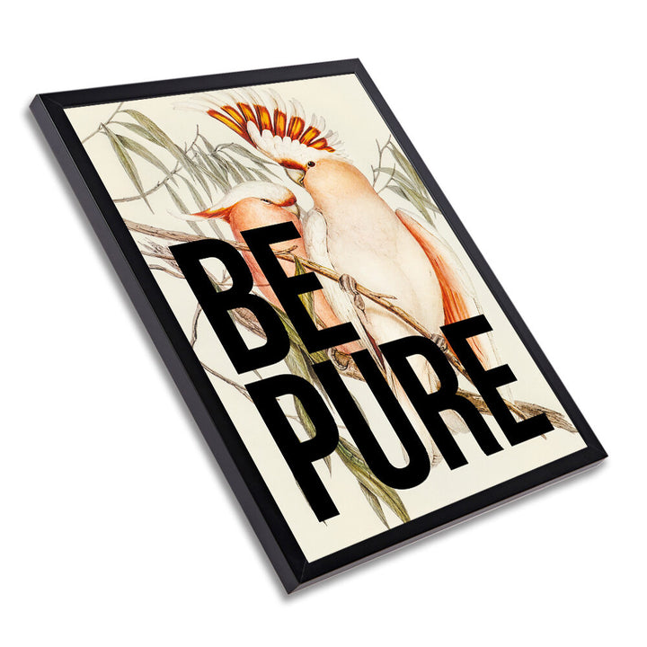Be Pure Vintage Art Print Additional 2