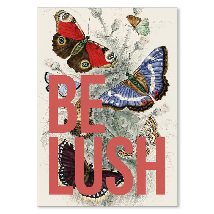 Be Lush Vintage Art Print Additional 2