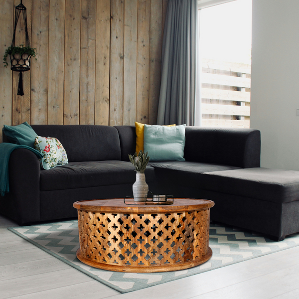 Petal Mango Wood Coffee Table