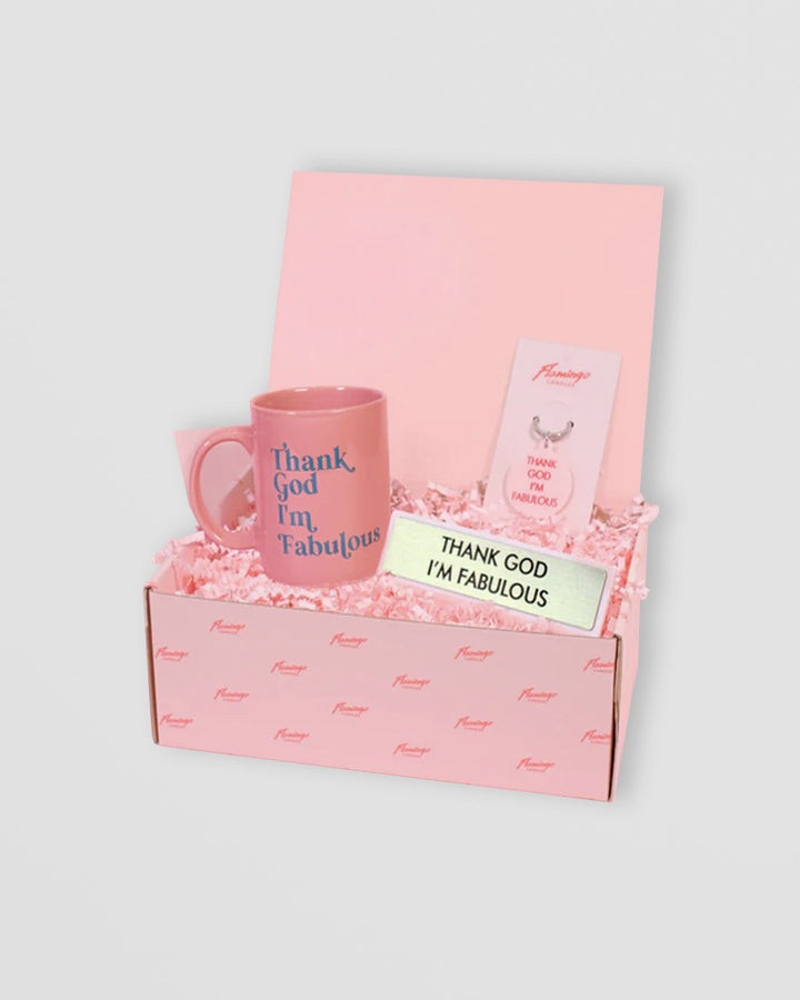 Thank God I'm Fabulous Gift Set – Mug, Keytag and Desk Sign for Maximum Sass Additional 1