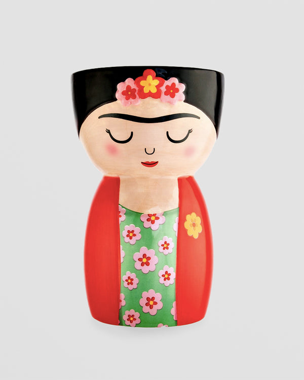 Frida Body Shaped Vase – Colourful Ceramic Tribute to a Cultural Icon