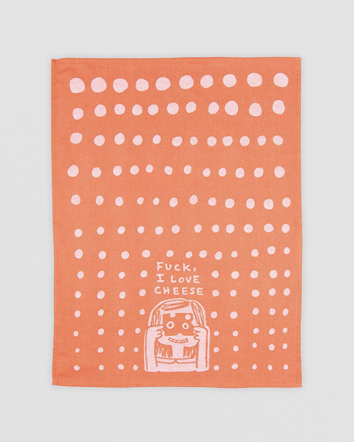 Fuck, I Love Cheese Tea Towel Additional 1