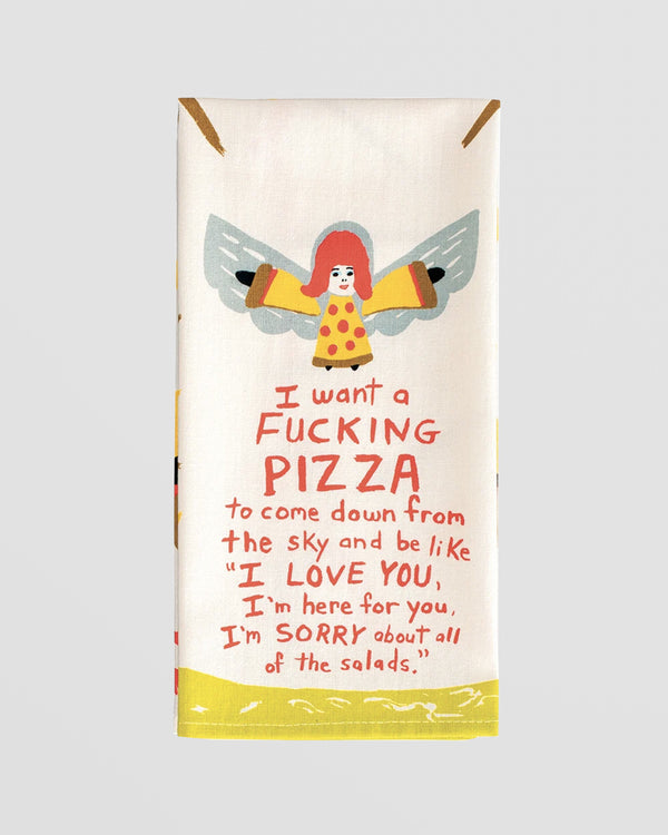 Fucking Pizza Tea Towel