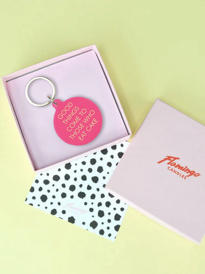 Good Things Come to Those Who Eat Cake Keytag Additional 4