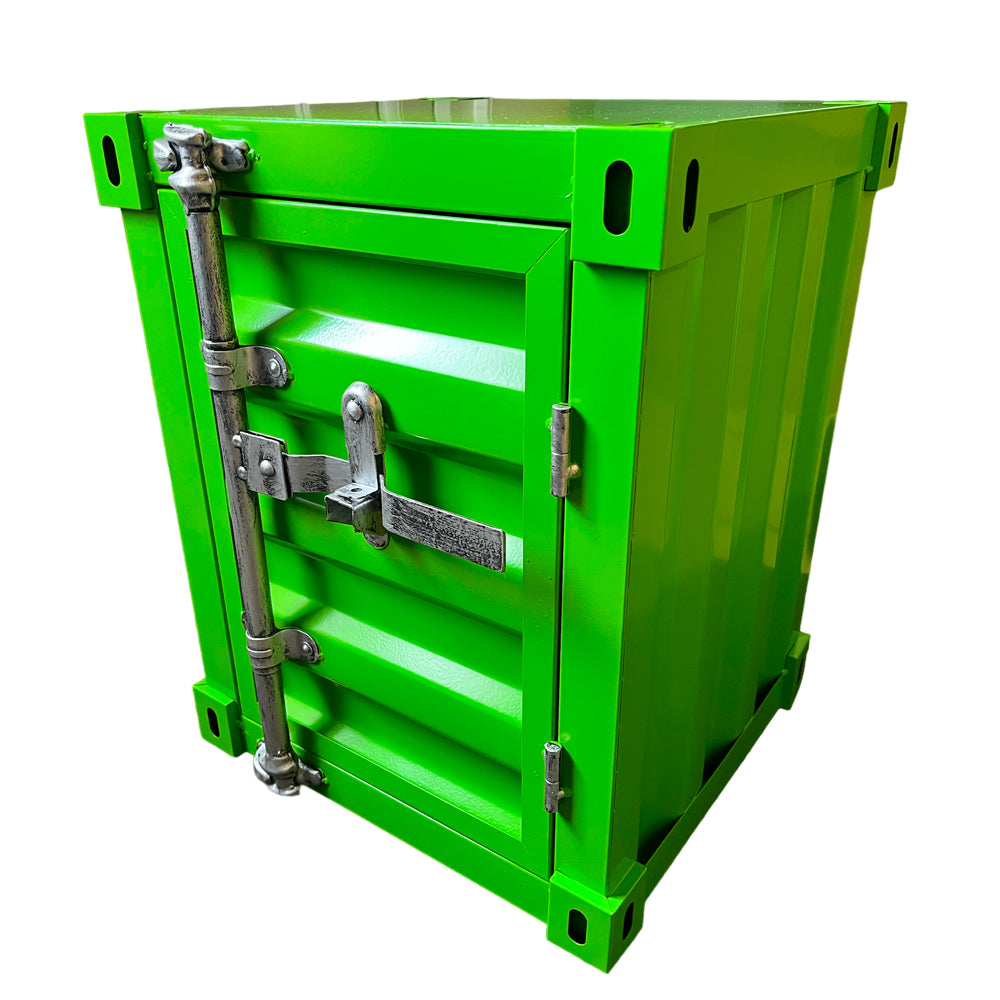 Retro Container Side Table (Green) - Red Candy