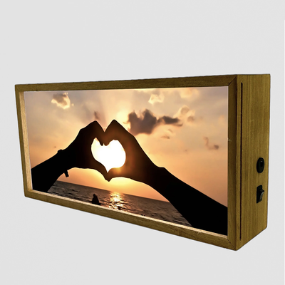 LED Light Box Sign - Heart Hands Home Decor with USB or Battery Power