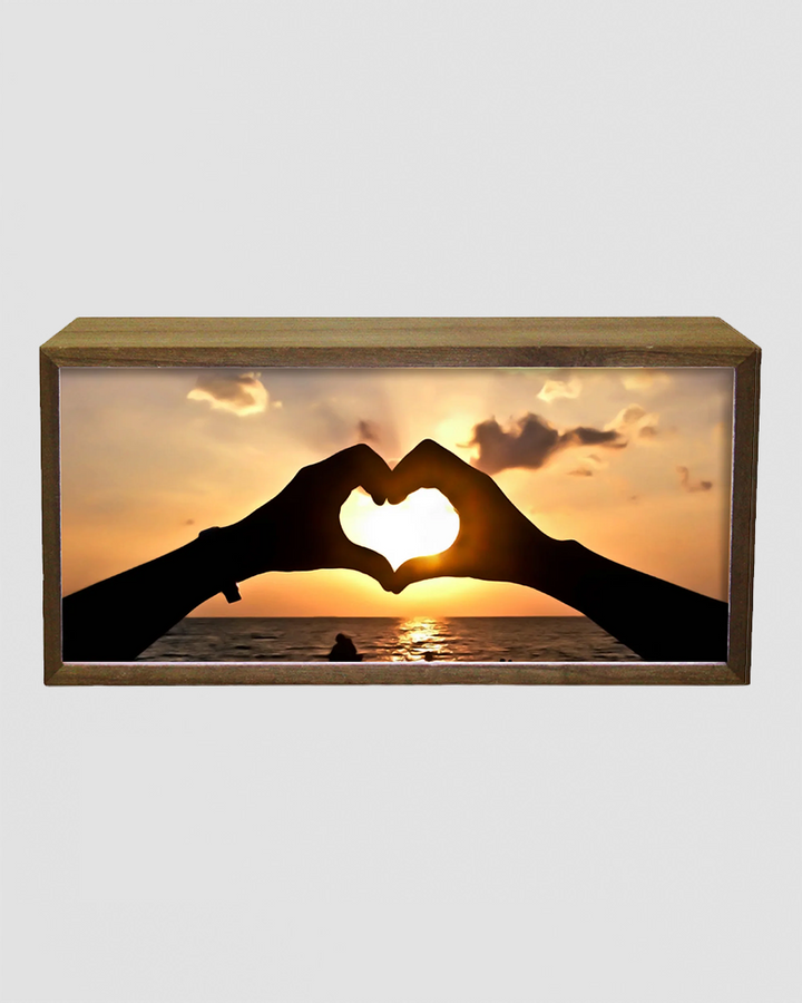 Light Box Home Heart Hands Additional 2