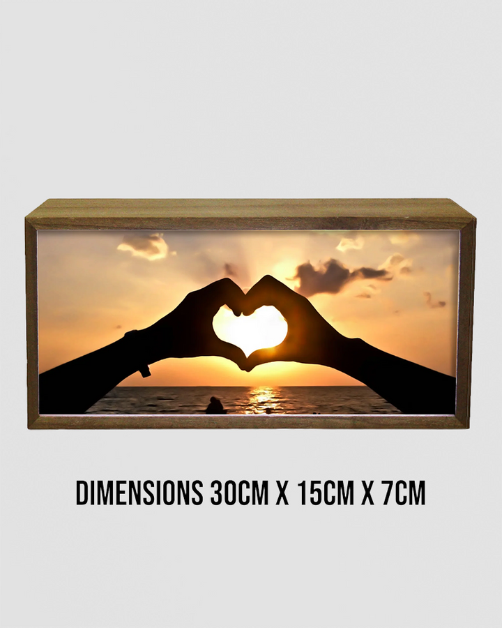 Light Box Home Heart Hands Additional 3
