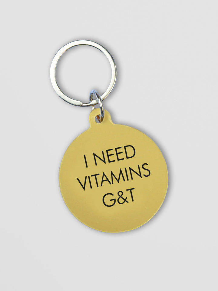 I Need Vitamins G&T Keytag Additional 1