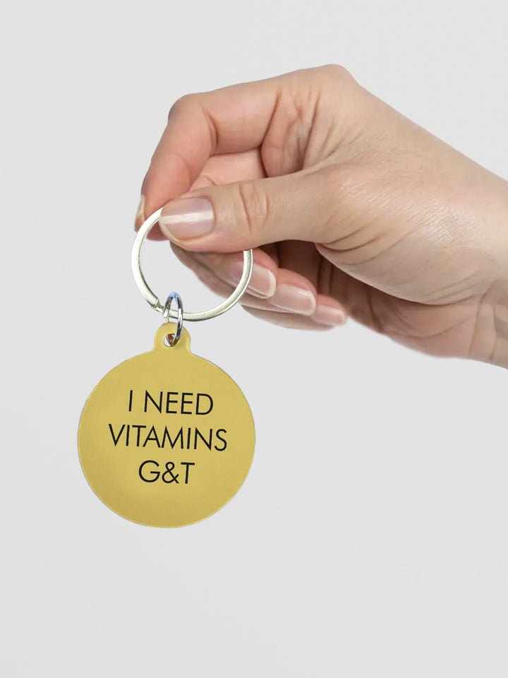 I Need Vitamins G&T Keytag Additional 3