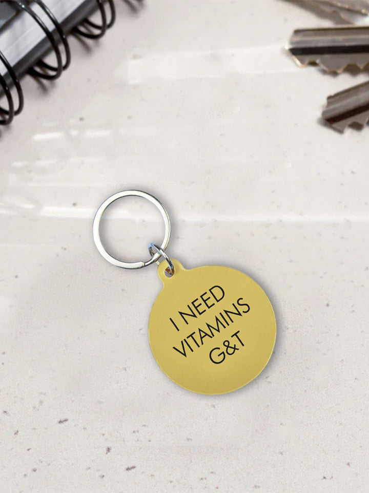 I Need Vitamins G&T Keytag Additional 2