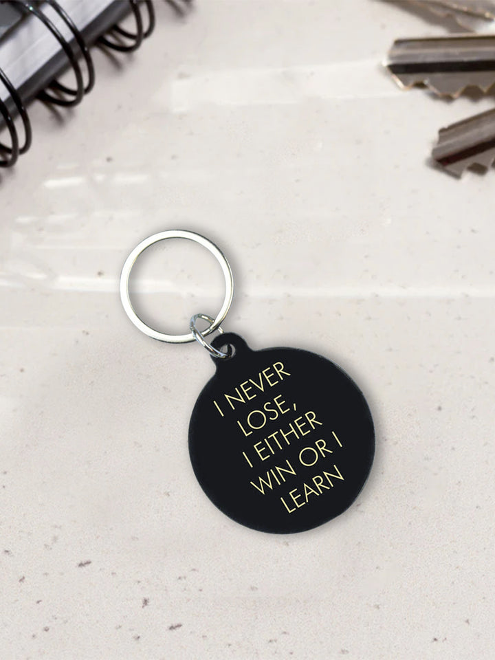 I Never Lose, I Either Win or I Learn Keytag Additional 2